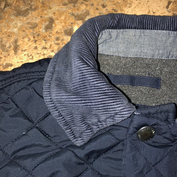 Gap 2 years coat quilted navy - Picture 3 of 5